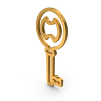 Gold Keys Icon PNG & PSD Images