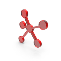 Glass Molecular Structure Icon PNG & PSD Images