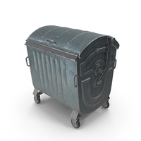 Metal Garbage Container PNG & PSD Images
