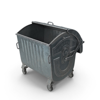 Metal Garbage Container PNG & PSD Images