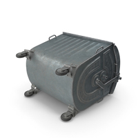 Metal Garbage Container PNG & PSD Images