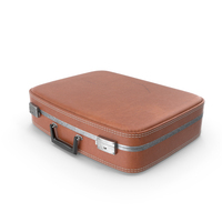 Vintage Leather Suitcase PNG & PSD Images