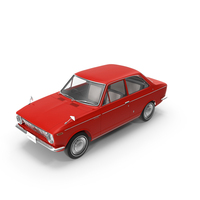 Japan Classic Sedan Toyota Corolla E10 1966 Red PNG & PSD Images