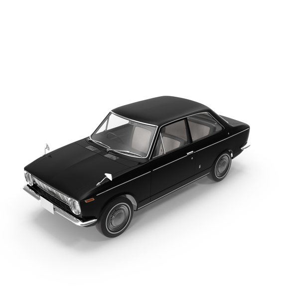 Japanese Classic Car Black PNG & PSD Images