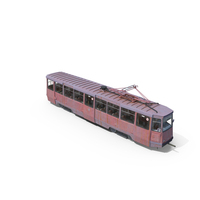 KTM-5 Soviet Tram Old PNG & PSD Images