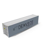 Cargo Shipping Container 40FT White PNG & PSD Images