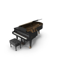 Grand Piano Black PNG & PSD Images