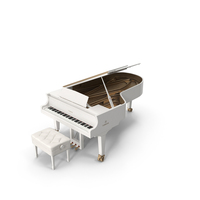 Grand Piano White PNG & PSD Images