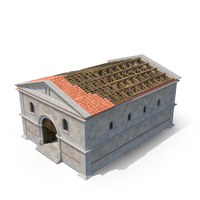 Roman Civic Basilica Under Construction PNG & PSD Images