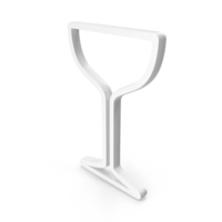 White Champagne Glass Coupe Icon PNG & PSD Images