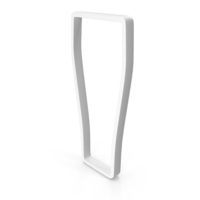 White Glass Outline Icon PNG & PSD Images
