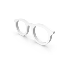 White Glasses Outline Icon PNG & PSD Images