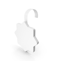 White Supermarket Promotional Wobblers Icon PNG & PSD Images