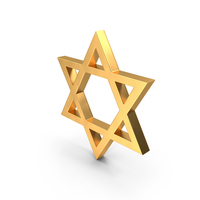 Gold Judaism Symbol PNG & PSD Images