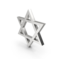Silver Judaism Symbol PNG & PSD Images