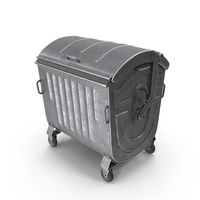 Metal Garbage Container PNG & PSD Images