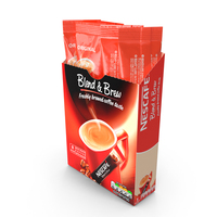 Nescafe Blend And Brew Box Opened PNG & PSD Images