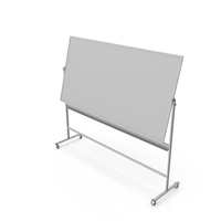 Office Magnetic Whiteboard on Wheels PNG & PSD Images