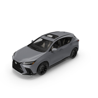 Premium 2024 Lexus NX Hybrid Grey Simple Interior PNG & PSD Images