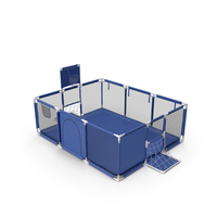 Blue Baby Playpen PNG & PSD Images
