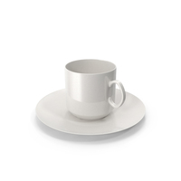 Coffee Cup And Saucer PNG & PSD Images
