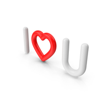 I Love You Balloons PNG & PSD Images