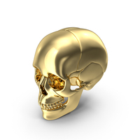 Gold Skull PNG & PSD Images