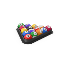 Pool And Snooker Balls Rack PNG & PSD Images