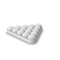 Monochrome Pool Balls Rack PNG & PSD Images