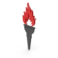 Red Torch Symbol PNG & PSD Images