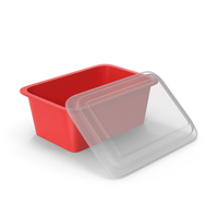 Red Food Container Opened PNG & PSD Images