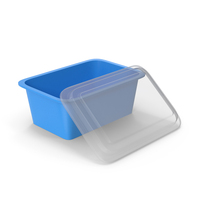 Blue Food Container PNG & PSD Images
