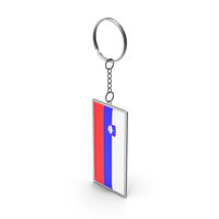 Slovenia Flag Keychain PNG & PSD Images