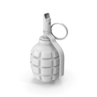 Monochrome Frag Hand Grenade PNG & PSD Images