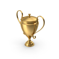 Gold Trophy Award Cup PNG & PSD Images