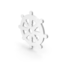 Monochrome Buddhism Wheel Symbol PNG & PSD Images