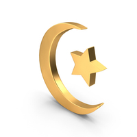 Gold Islamic Symbol PNG & PSD Images