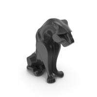 Black Cat Sculpture PNG & PSD Images