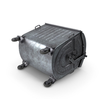 Metal Garbage Container PNG & PSD Images