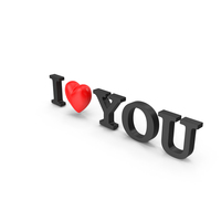 I Love You PNG & PSD Images