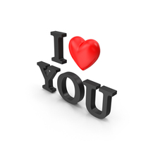 I Love You PNG & PSD Images
