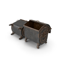 Metal Garbage Containers Iron PNG & PSD Images