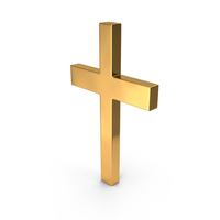 Gold Christian Cross PNG & PSD Images