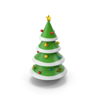 Cartoony Christmas Tree PNG & PSD Images