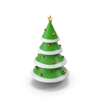 Cartoony Christmas Tree PNG & PSD Images