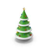 Cartoony Christmas Tree PNG & PSD Images