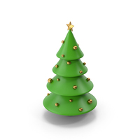 Cartoony Christmas Tree PNG & PSD Images