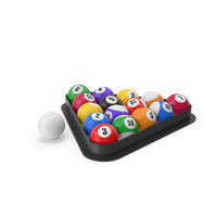 Pool And Snooker Balls Rack PNG & PSD Images