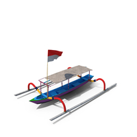 Jukung Boat Colorful PNG & PSD Images