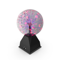 Plasma Ball Table Lamp PNG & PSD Images